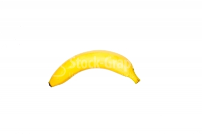 A banana in a white background