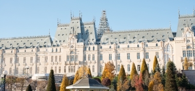 Beautiful palace in Iasi city, Romania