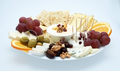 Cheese plate assortment