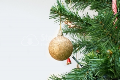 Christmas ornaments on the Christmas tree