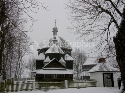 Church in winter time