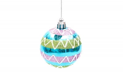 Colorful christmas tree bauble