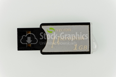 Compact flash memory card - Stock Image