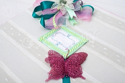 Cute decorated gift pack for presents with space for text