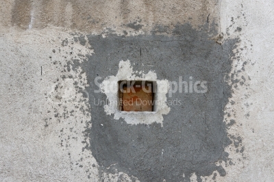 Hole in Plaster Wall 