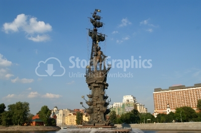 Moscow - Bronze Statue of Peter the Great