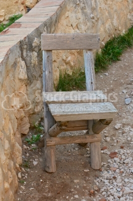 Old chair in the village