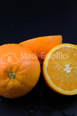 Oranges duo - Stock Image