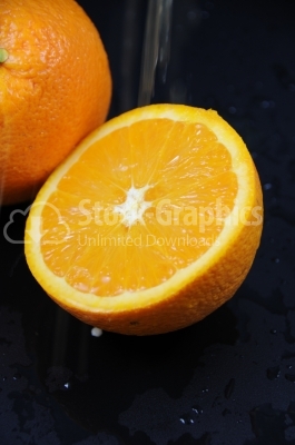 Oranges duo - Stock Image