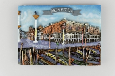 Painting of Venice easel