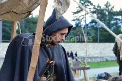 Phaesant on a medieval festival