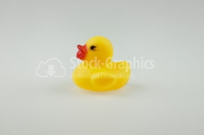 Rubber Duck + Clipping Path - Stock Image
