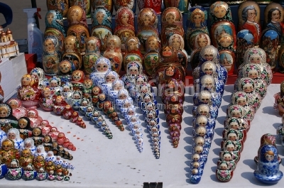 Russian Dolls - Stock Image
