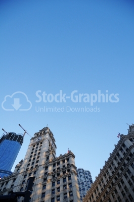 Skyscraper in Chicago - Stock Image