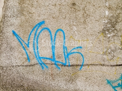 Wall with graffiti 