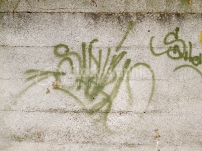 Wall with graffiti 