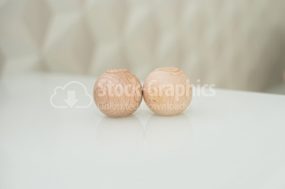 Wood balls