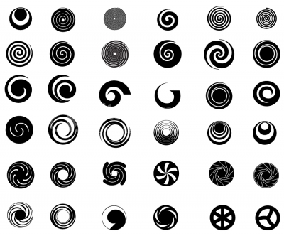 36 Circular Vector Designs