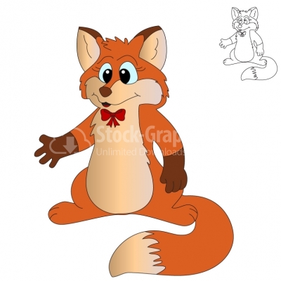 Baby Fox - Illustration