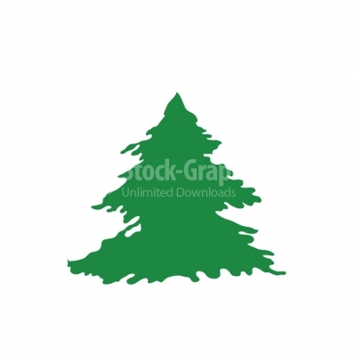 Christmas tree vector - Illustration
