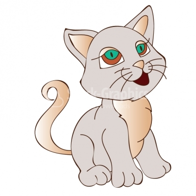Cute kitten - Illustration