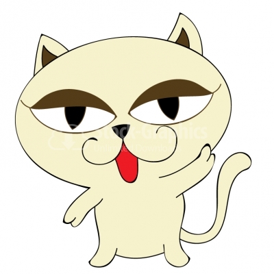Cute kitty - Illustration
