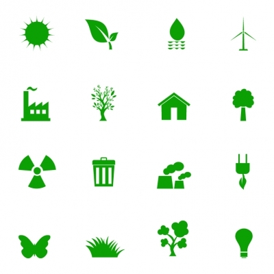 Eco color Icons set - Illustration