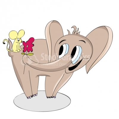 Elephant Mouse - Illustration