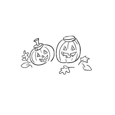 Halloween Doodle Vector Clipart