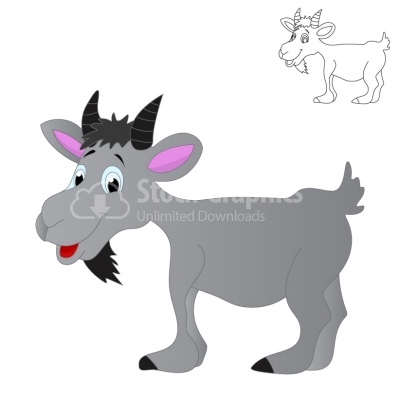 Illustration of a goat