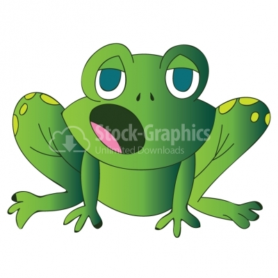 Sleepy Frog - Illustration