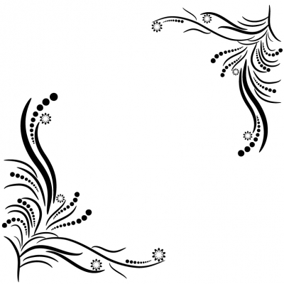 Swirl floral ornament - Illustration