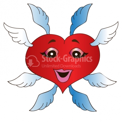 Valentine angel - Illustration