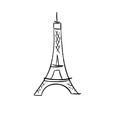 vector Eiffel tower