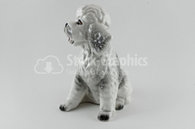  Sculpture of a dog - Stock Image