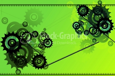 Abstract background with techno elements.