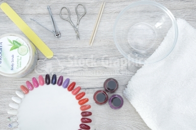 Accessories for manicure or pedicure