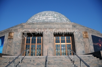 Adler Planetarium and Astronomy Museum in Chicago - Stock Image
