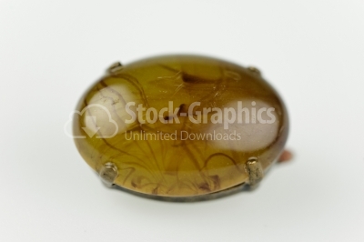 Amber stone - Stock Image