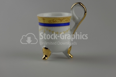 Antique Tea Cup - Stock Image