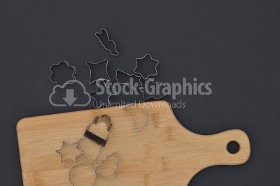 Bakery utensils with wood chooper