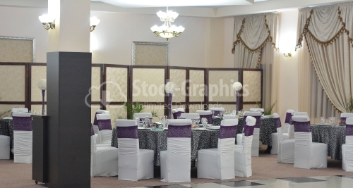 Ball room for wedding party