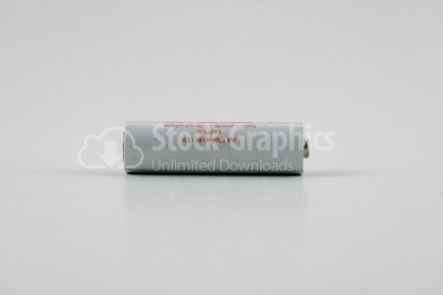 Battery isolated on white - Stock Image