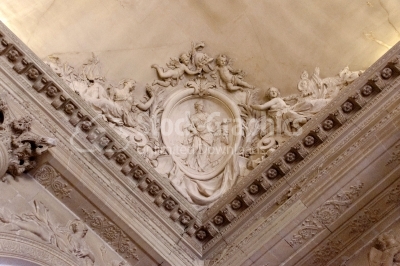 Beautiful ornate white decorative elements