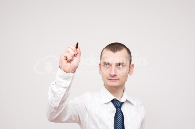 Businessman With Pen