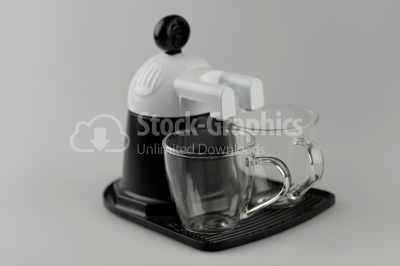 Coffee machine and 2 mugs