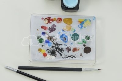 Colour palette of uv gel nails