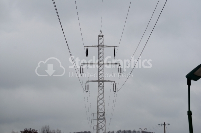 Electric high voltage power line