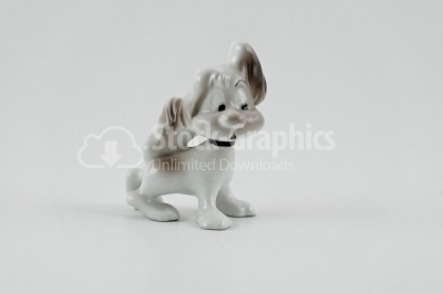 Figurine of a dog - Stock Image