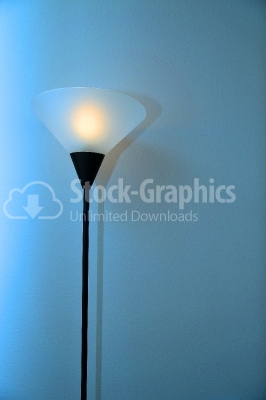 Floor Lamp isolated on white